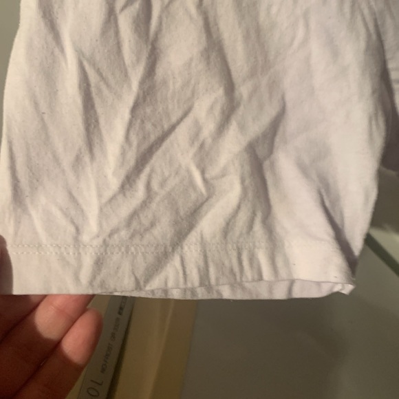 Super Soft Eddie Bauer Go your own way white tshirt w/green print SZ L - Picture 5 of 7